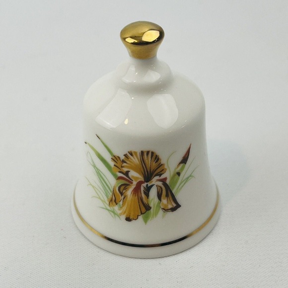 Danbury Mint Tennessee Iris‎ Official State Flower Bell Collection - Picture 1 of 5